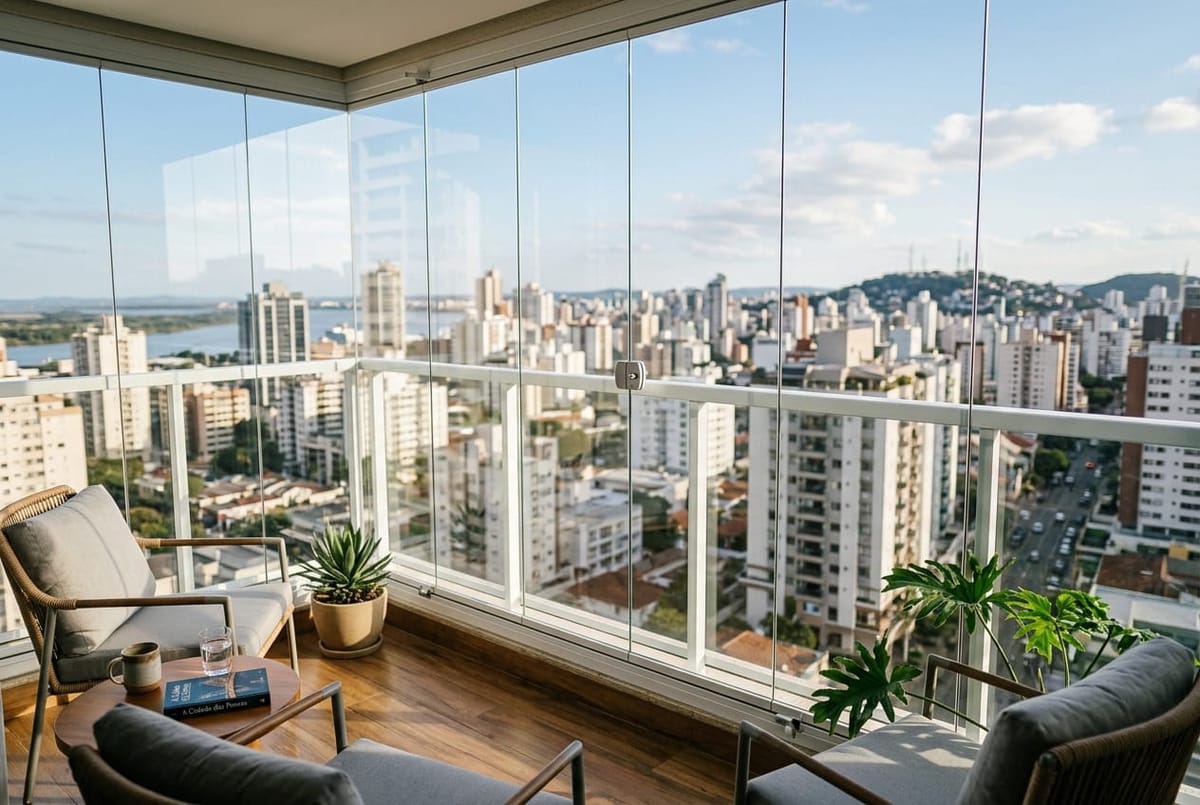 Cortina de Vidro em Porto Alegre